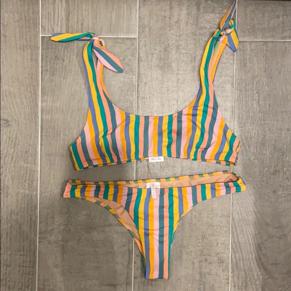J. Crew playa shoulder tie bikini top